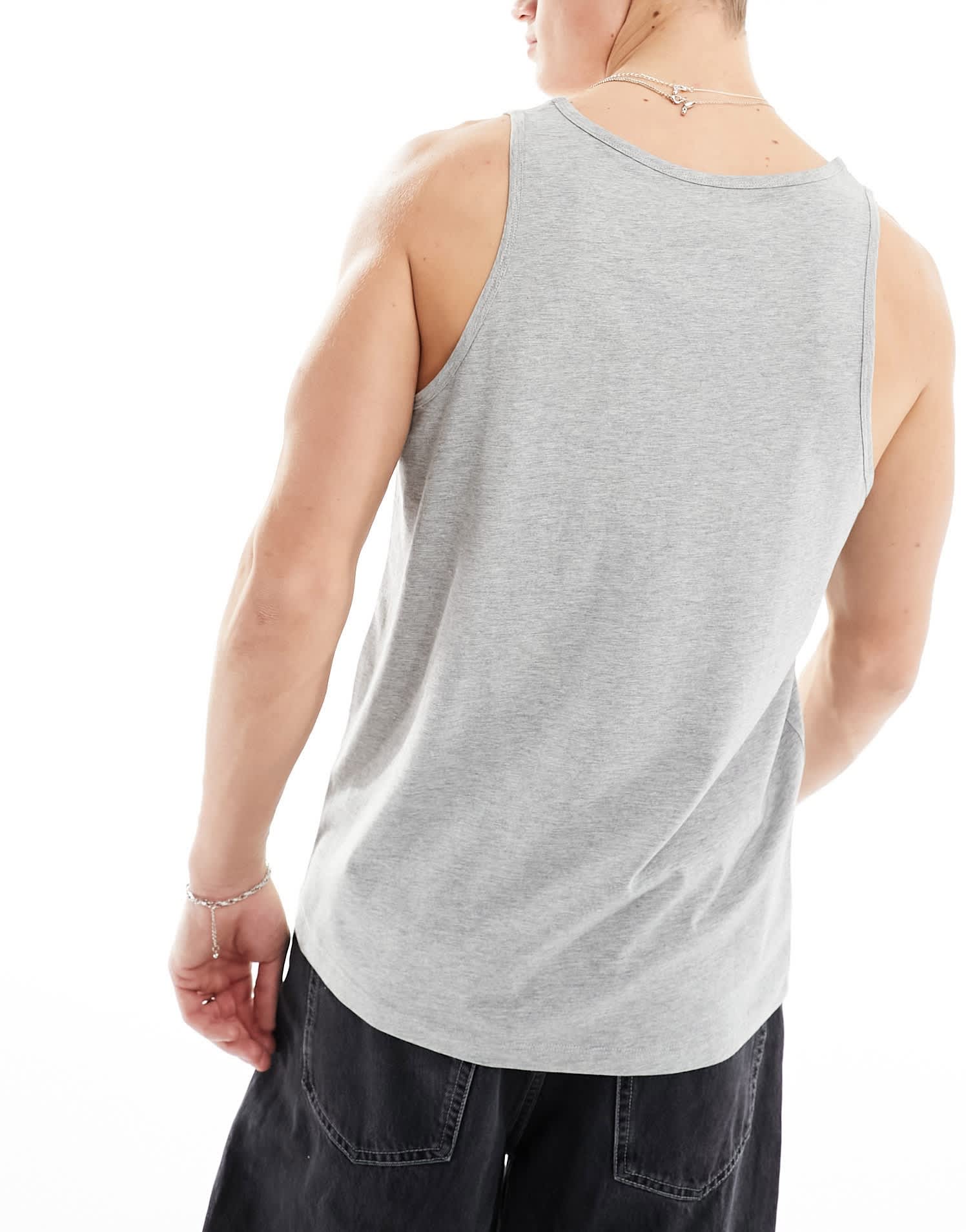 ASOS DESIGN 5 pack vests in multiple colours - ASOS Sample Sale EU Store