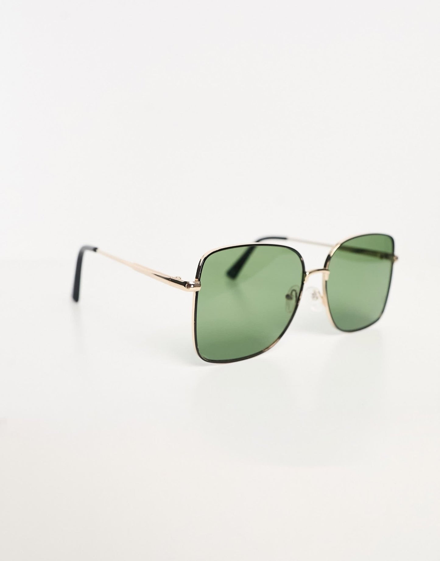 ASOS DESIGN 70s metal square sunglasses in black - ASOS Sample Sale EU Store