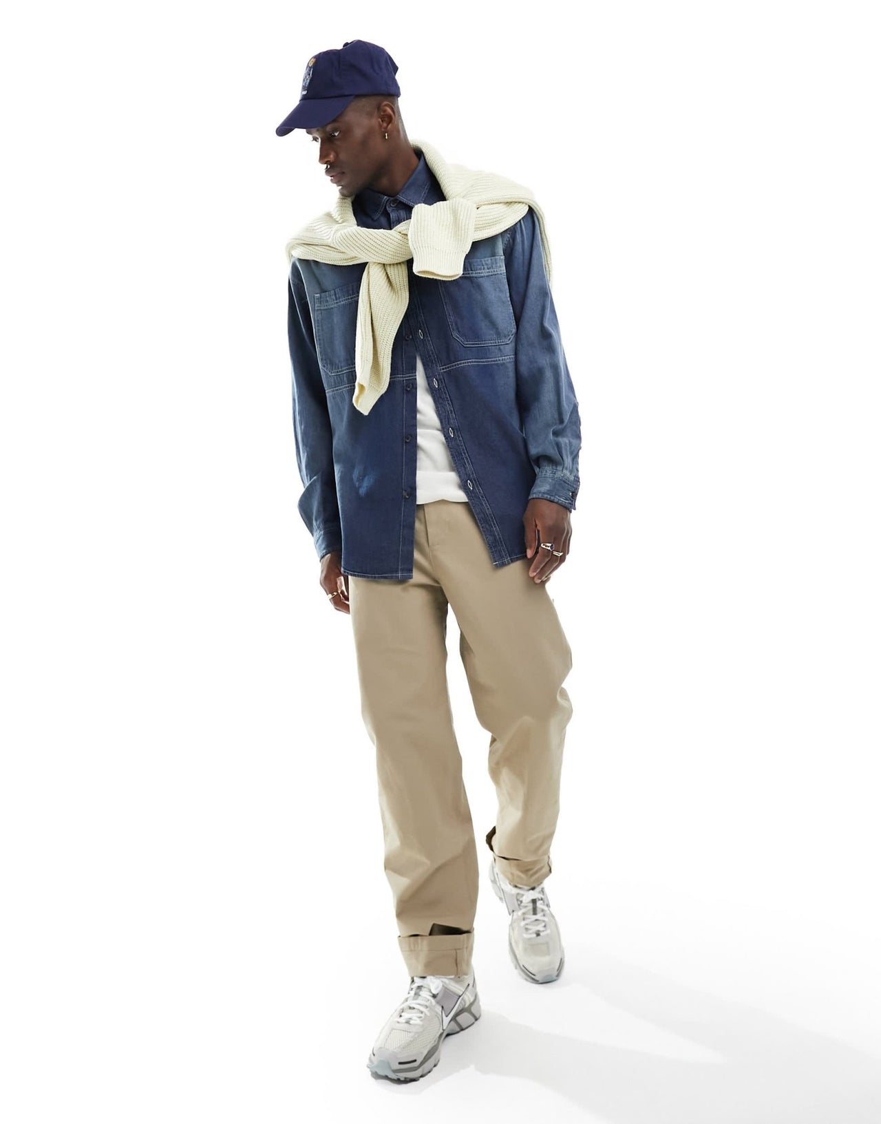 ASOS DESIGN 90s oversized denim shirt in blue wash - ASOS Sample Sale EU Store