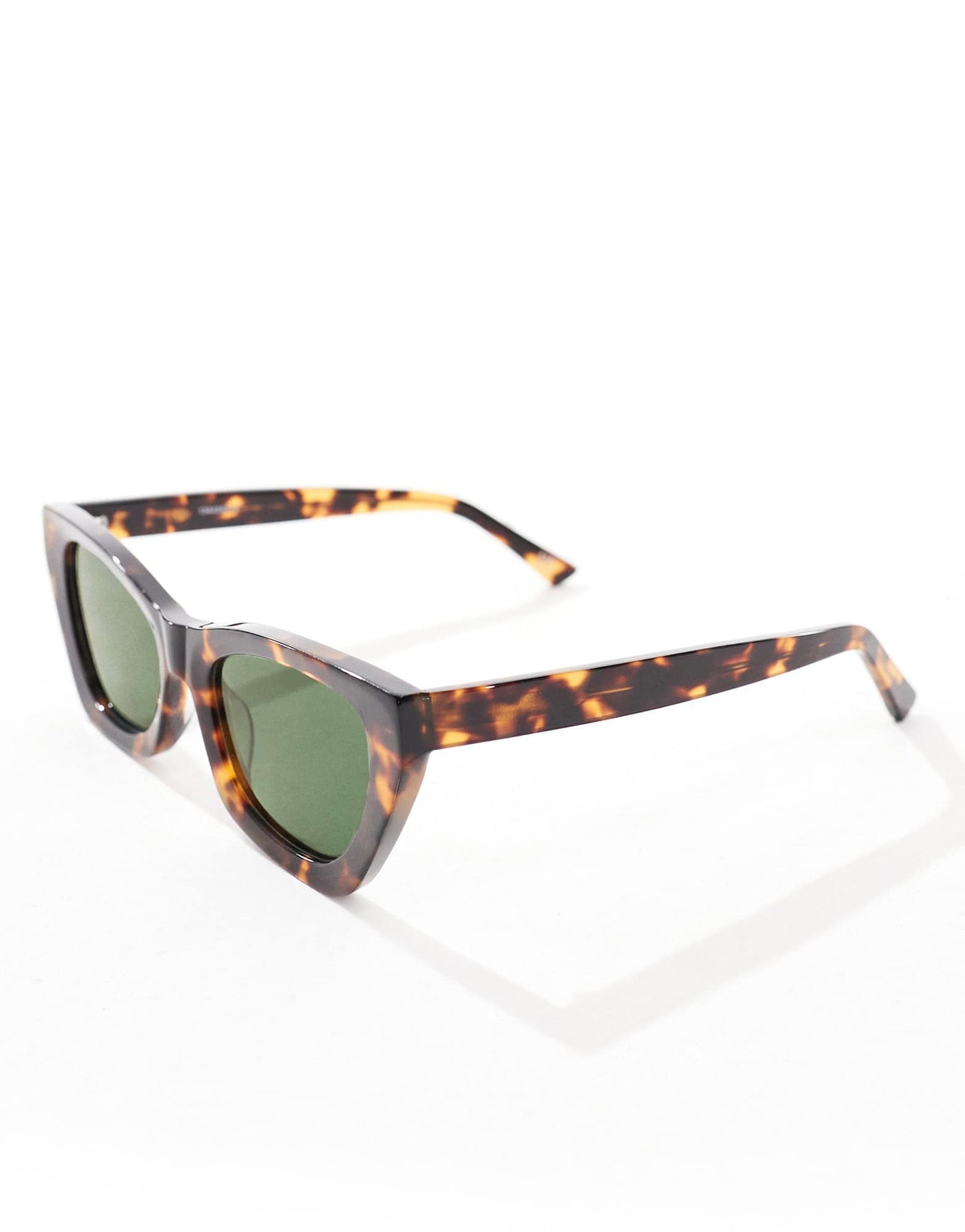 ASOS DESIGN acetate cat eye sunglasses in tort with polarised lens - ASOS Sample Sale EU Store
