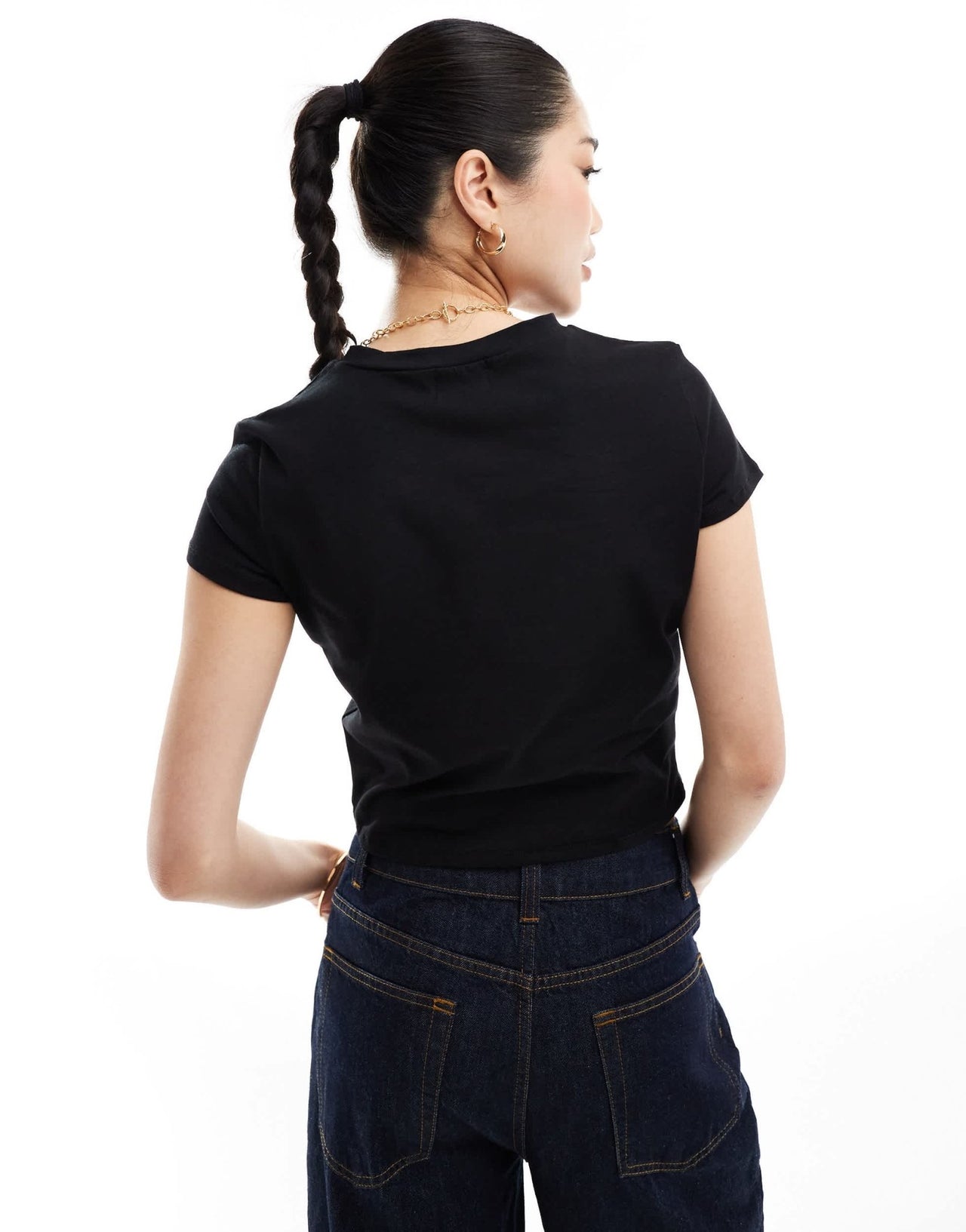 ASOS DESIGN baby tee with colorado graphic in black - ASOS Sample Sale EU Store
