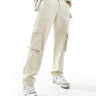 Pantalon cargo ample en toile épaisse ASOS DESIGN en pierre