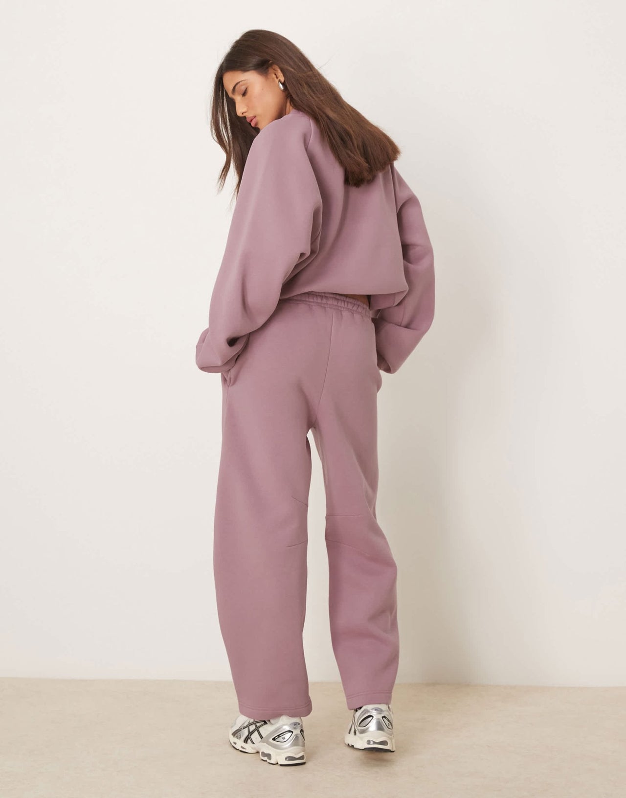 ASOS DESIGN barrel leg jogger co - ord in dusky pink - ASOS Sample Sale EU Store