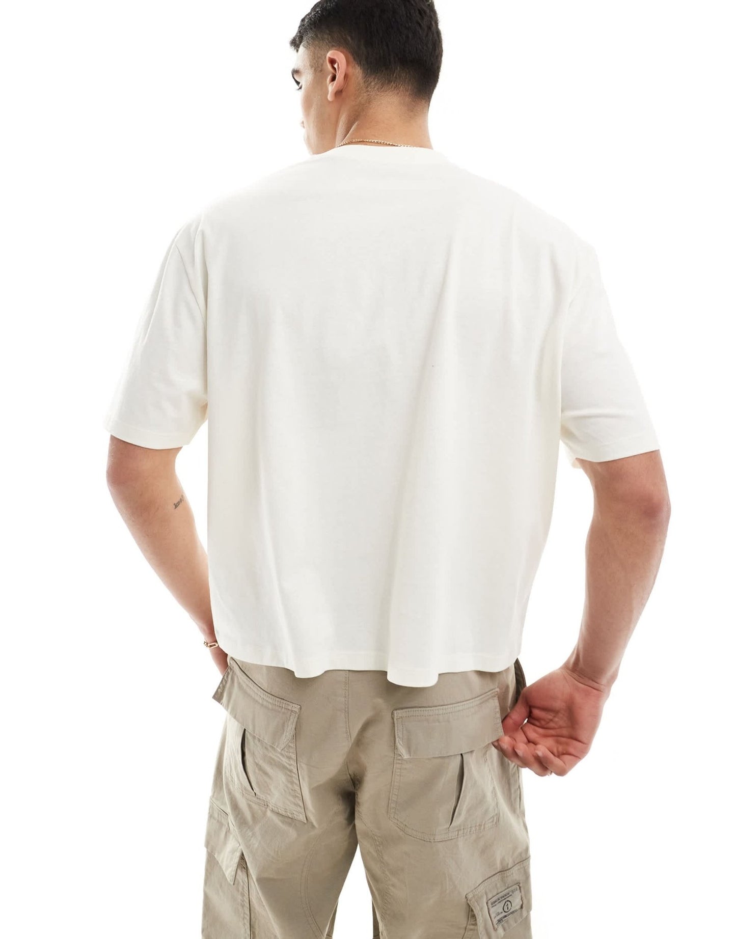ASOS DESIGN boxy oversized t-shirt in beige with celestial front print - ASOS Sample Sale EU Store