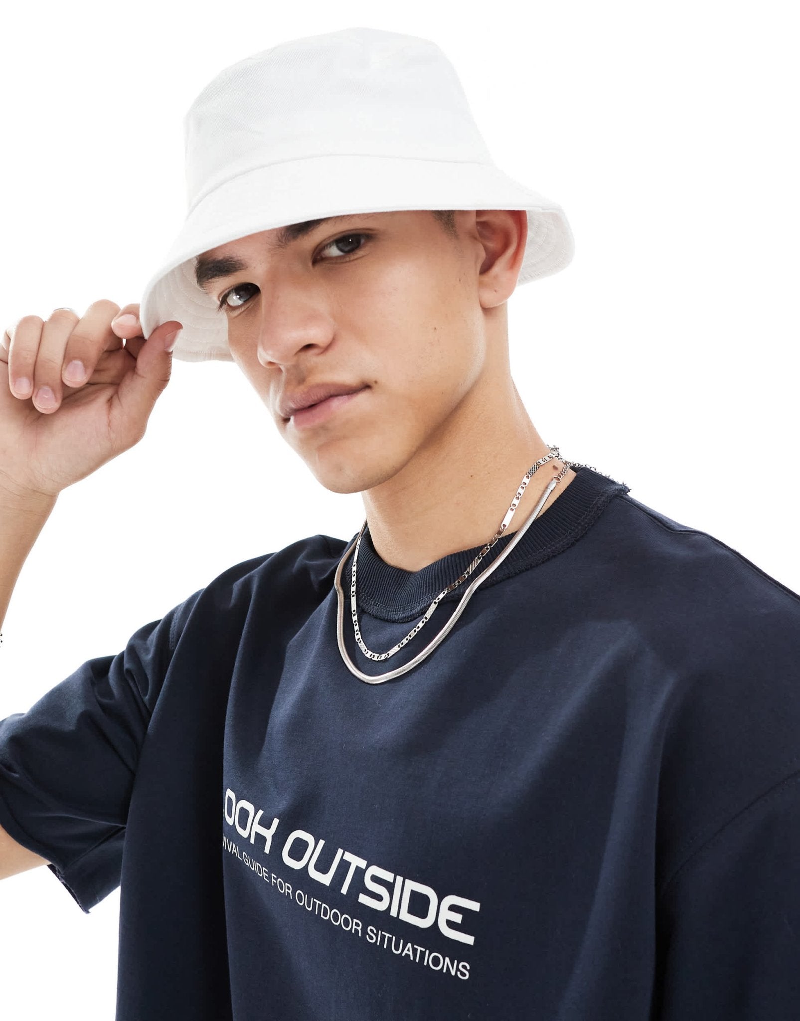 ASOS DESIGN bucket hat in white - ASOS Sample Sale EU Store