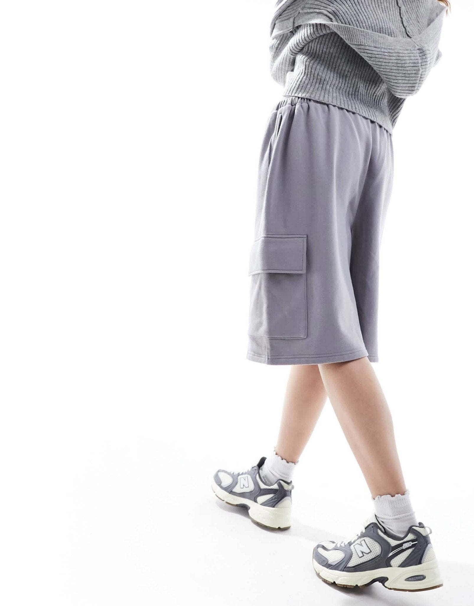 ASOS DESIGN cargo shorts in grey - ASOS Sample Sale EU Store