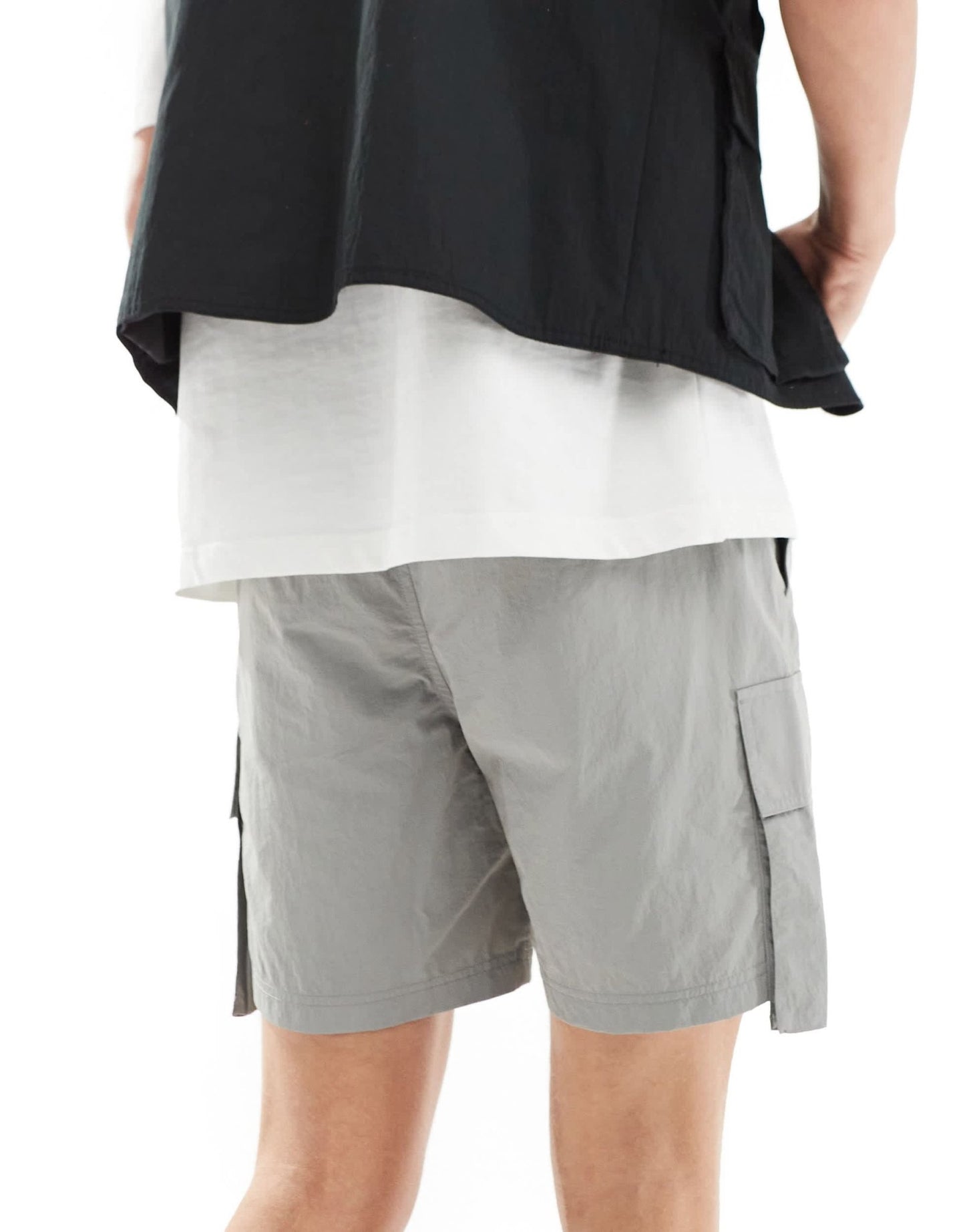 ASOS DESIGN cargo shorts in grey - ASOS Sample Sale EU Store