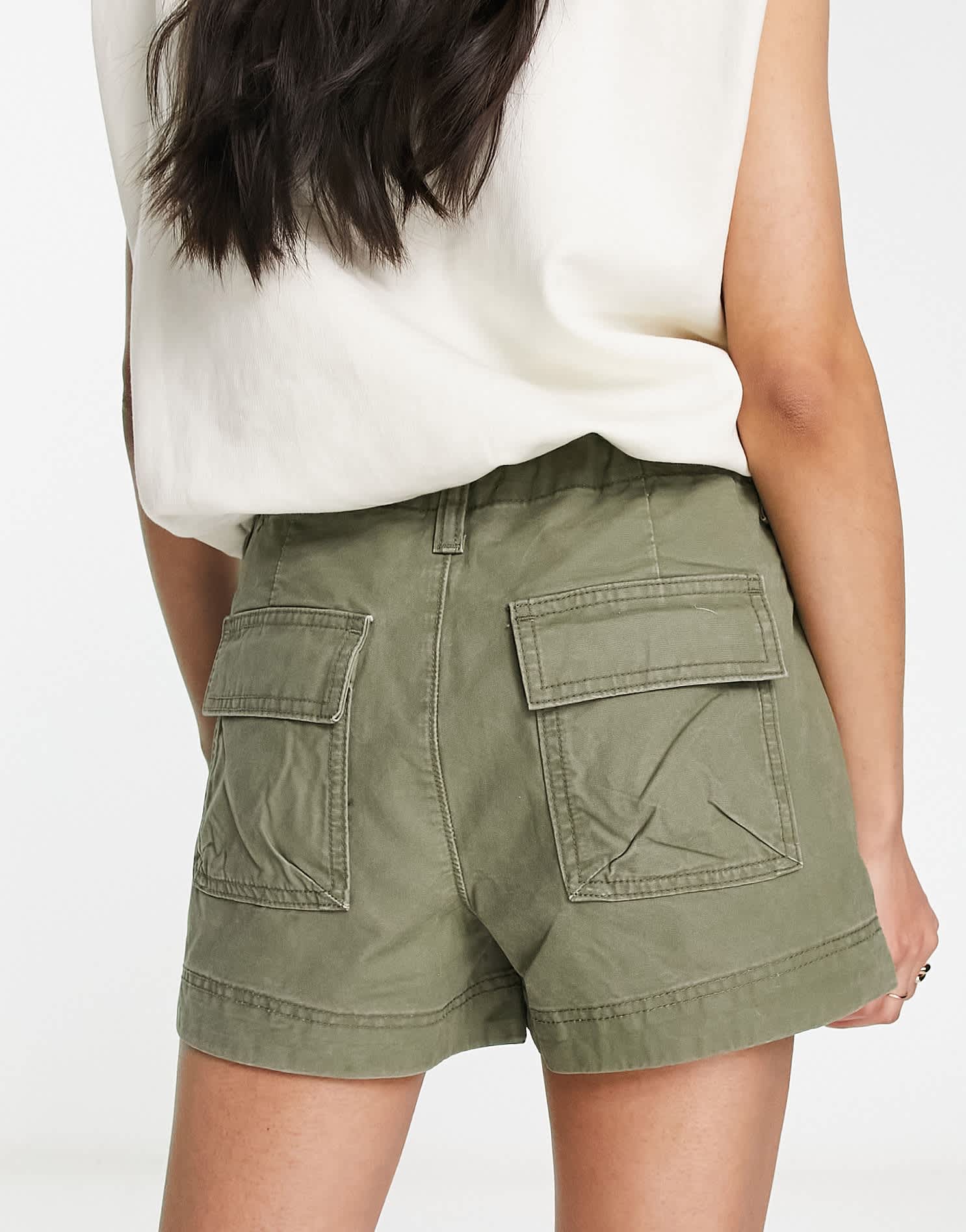 ASOS DESIGN cargo shorts in khaki - ASOS Sample Sale EU Store