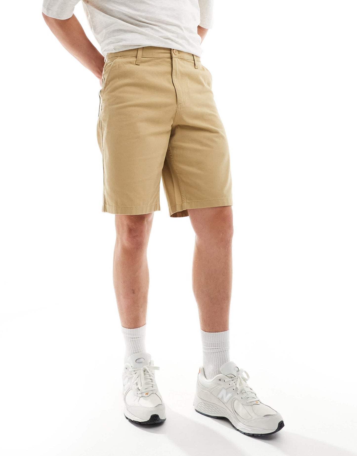 ASOS DESIGN chino short in tan - ASOS Sample Sale EU Store