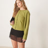 ASOS DESIGN cocoon super soft cardigan in olive