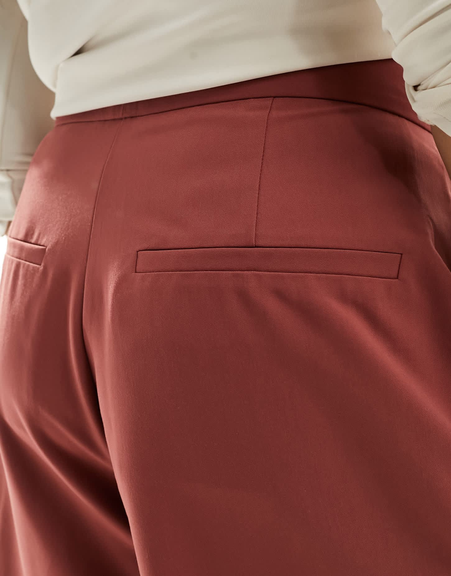 ASOS DESIGN Curve tailored longline short in rust - ASOS Sample Sale EU Store
