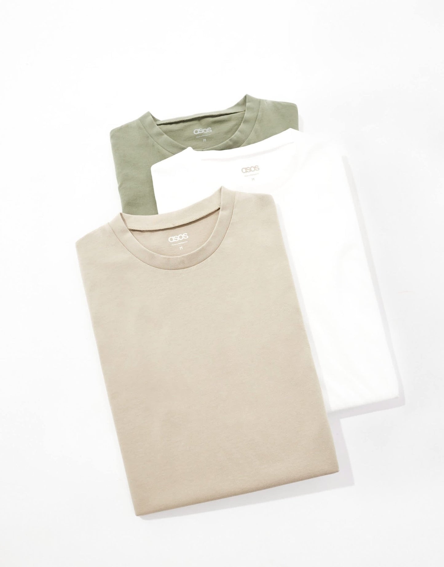ASOS DESIGN essential 3 pack crew neck t-shirts in multiple colours - ASOS Sample Sale EU Store