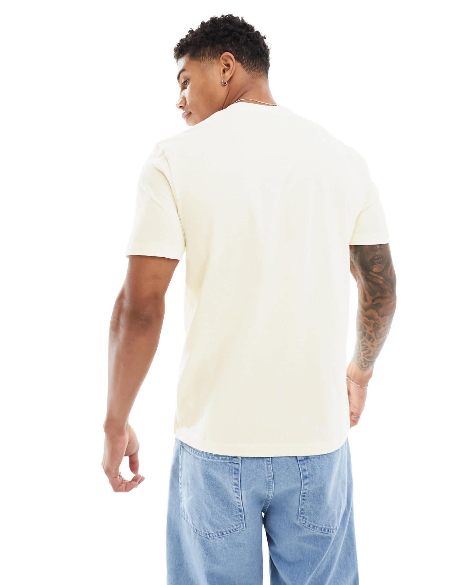 ASOS DESIGN essential crew neck t-shirt in ecru - ASOS Sample Sale EU Store
