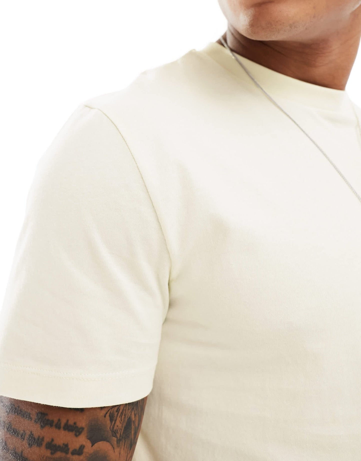ASOS DESIGN essential crew neck t-shirt in ecru - ASOS Sample Sale EU Store