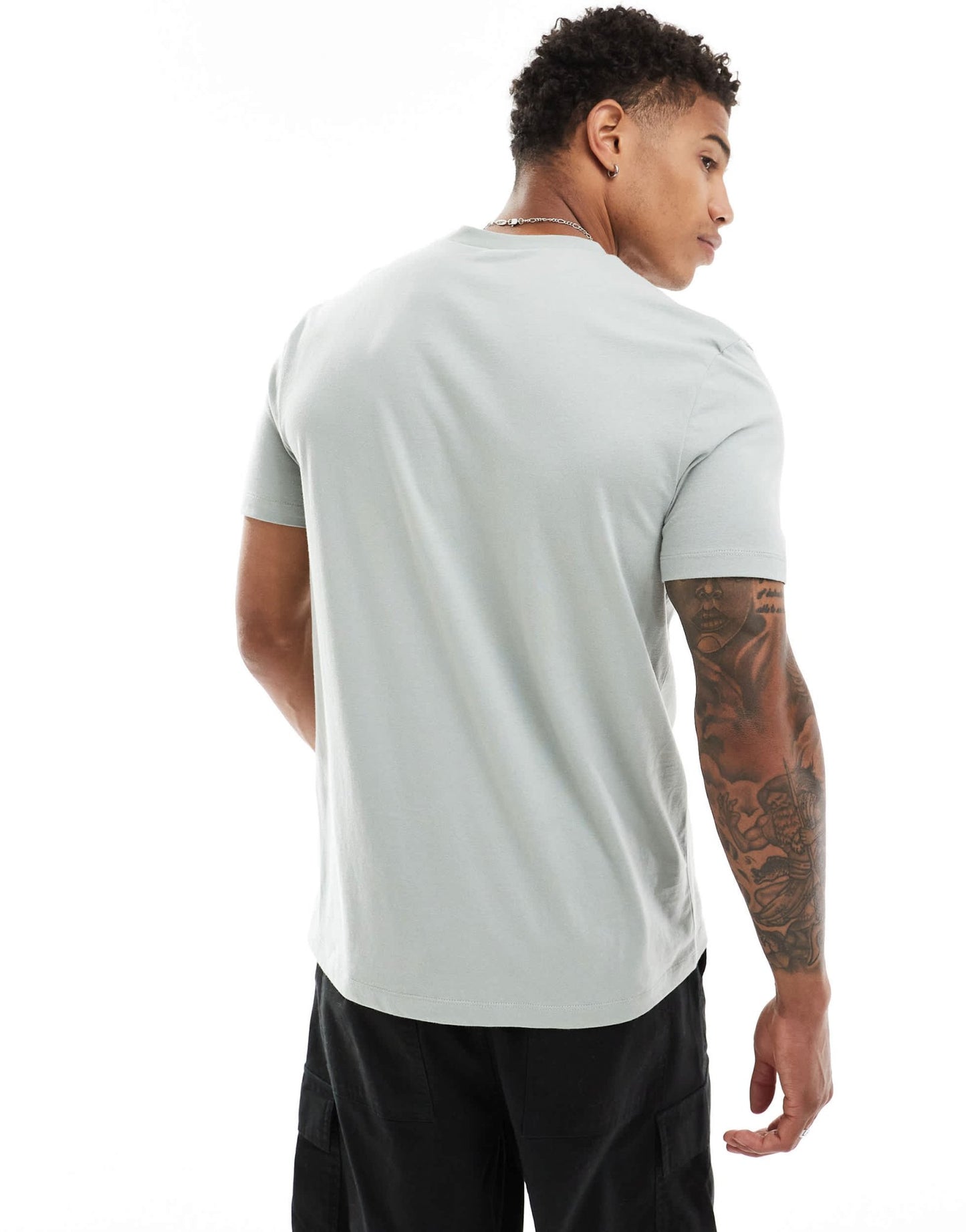ASOS DESIGN essential crew neck t-shirt in light green - ASOS Sample Sale EU Store