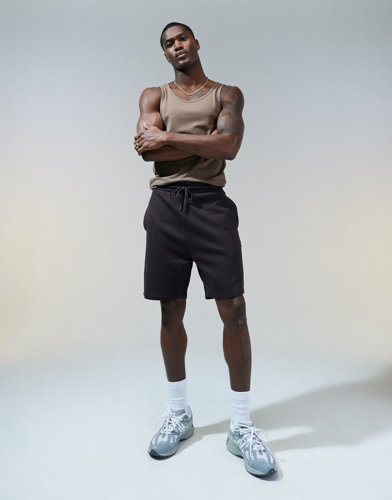 ASOS DESIGN essential muscle fit vest in brown - ASOS Sample Sale EU Store
