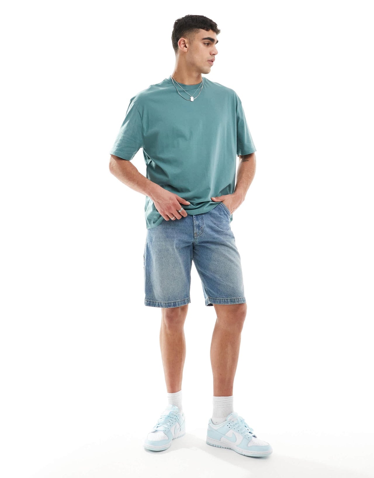 ASOS DESIGN essential oversized t-shirt in blue - ASOS Sample Sale EU Store