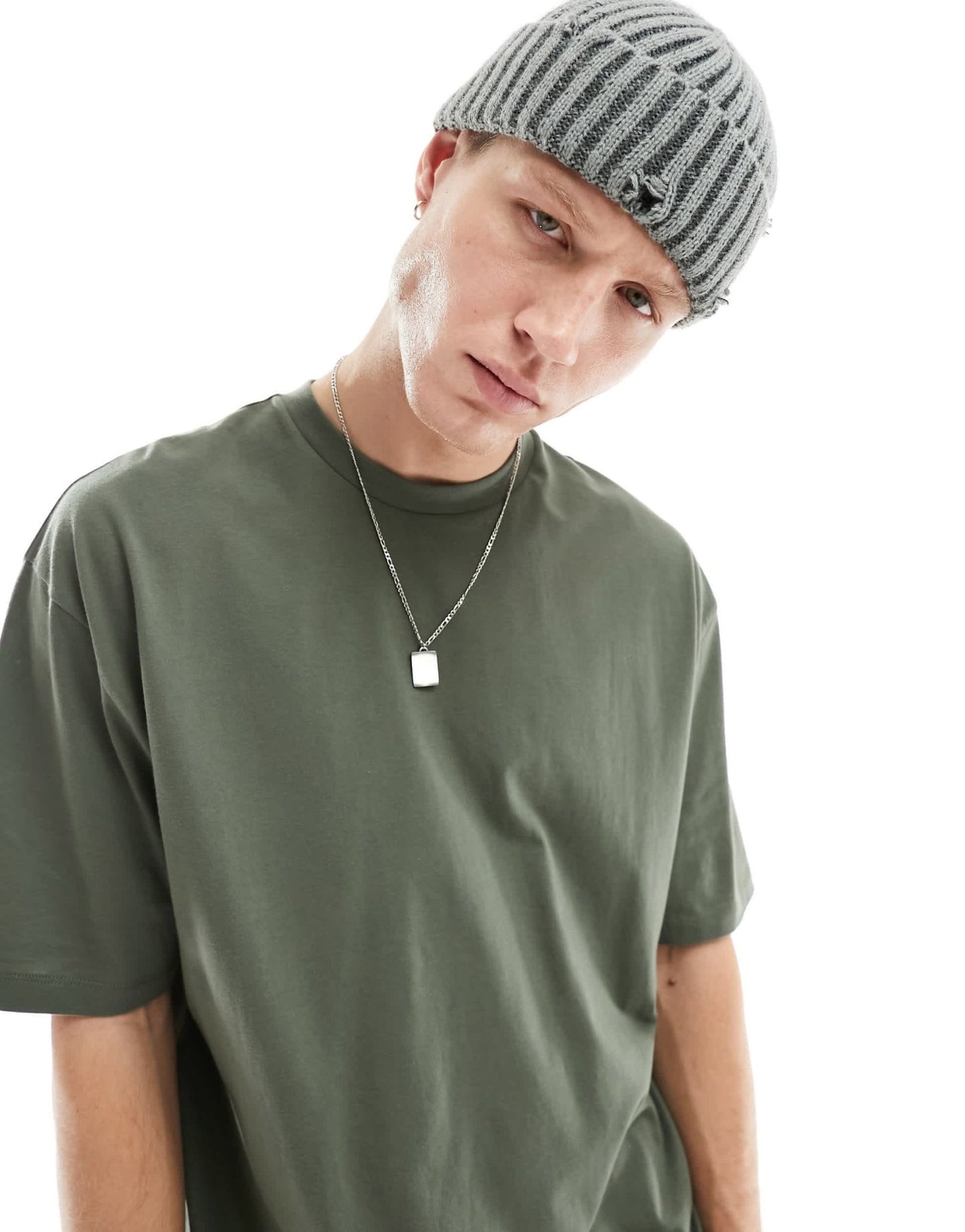 ASOS DESIGN essential oversized t-shirt in green - ASOS Sample Sale EU Store