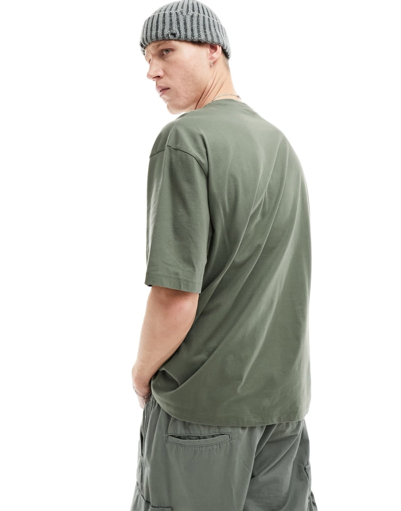 ASOS DESIGN essential oversized t-shirt in green - ASOS Sample Sale EU Store
