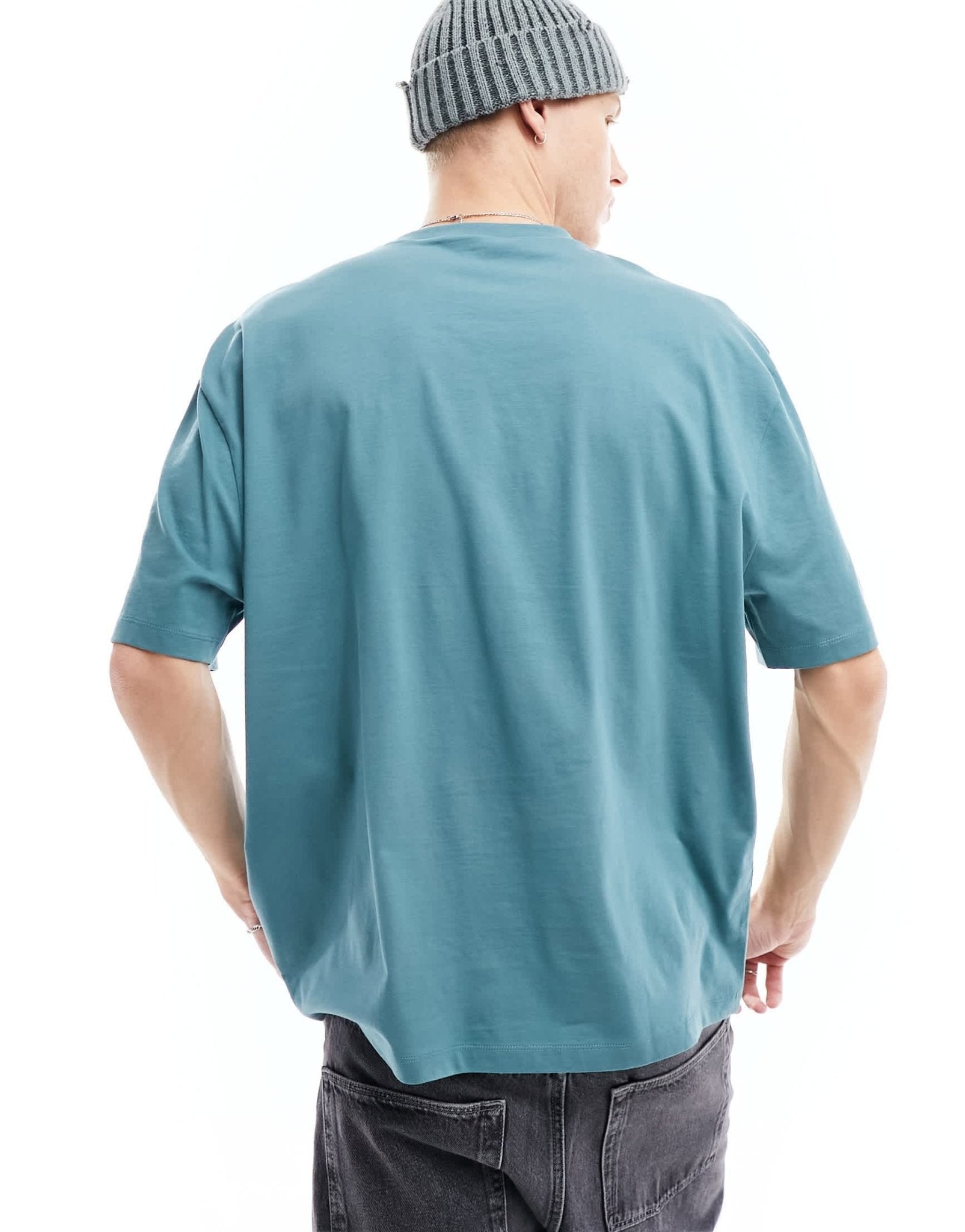ASOS DESIGN essential oversized t-shirt in green - ASOS Sample Sale EU Store