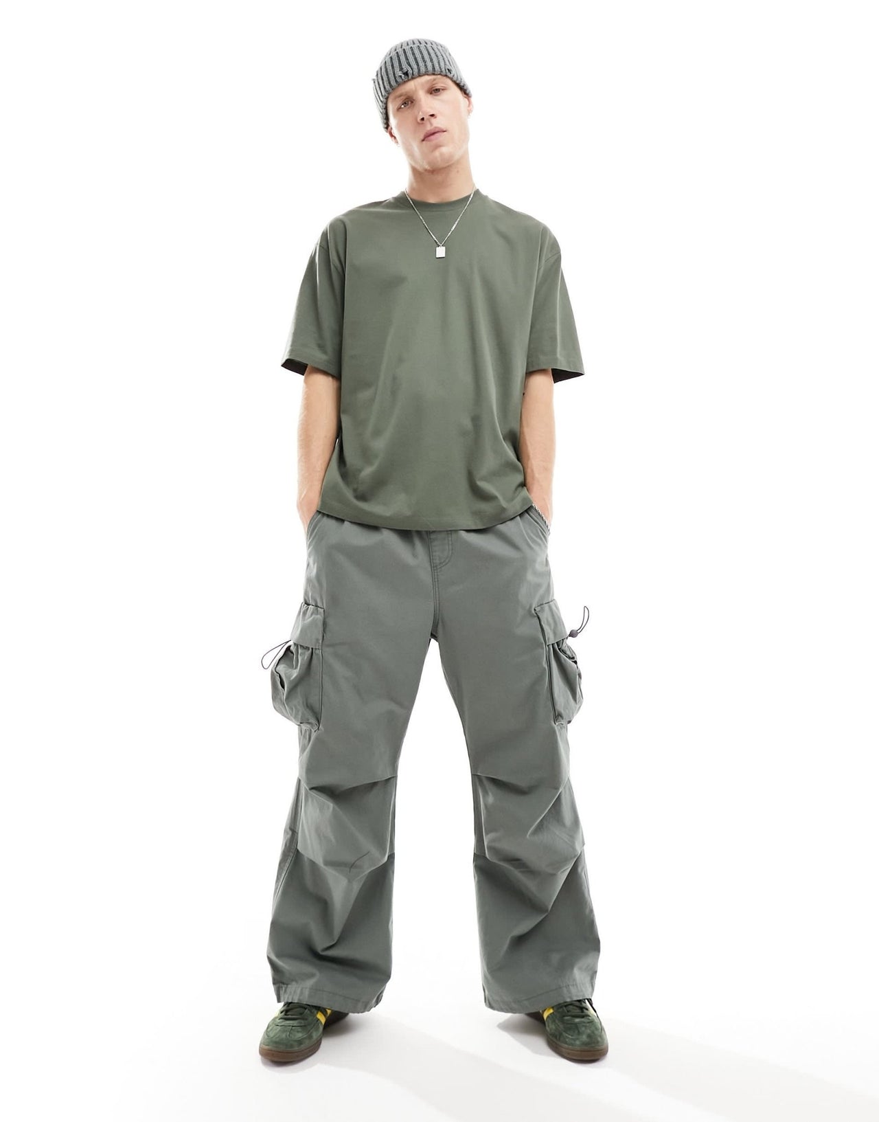 ASOS DESIGN essential oversized t-shirt in green - ASOS Sample Sale EU Store