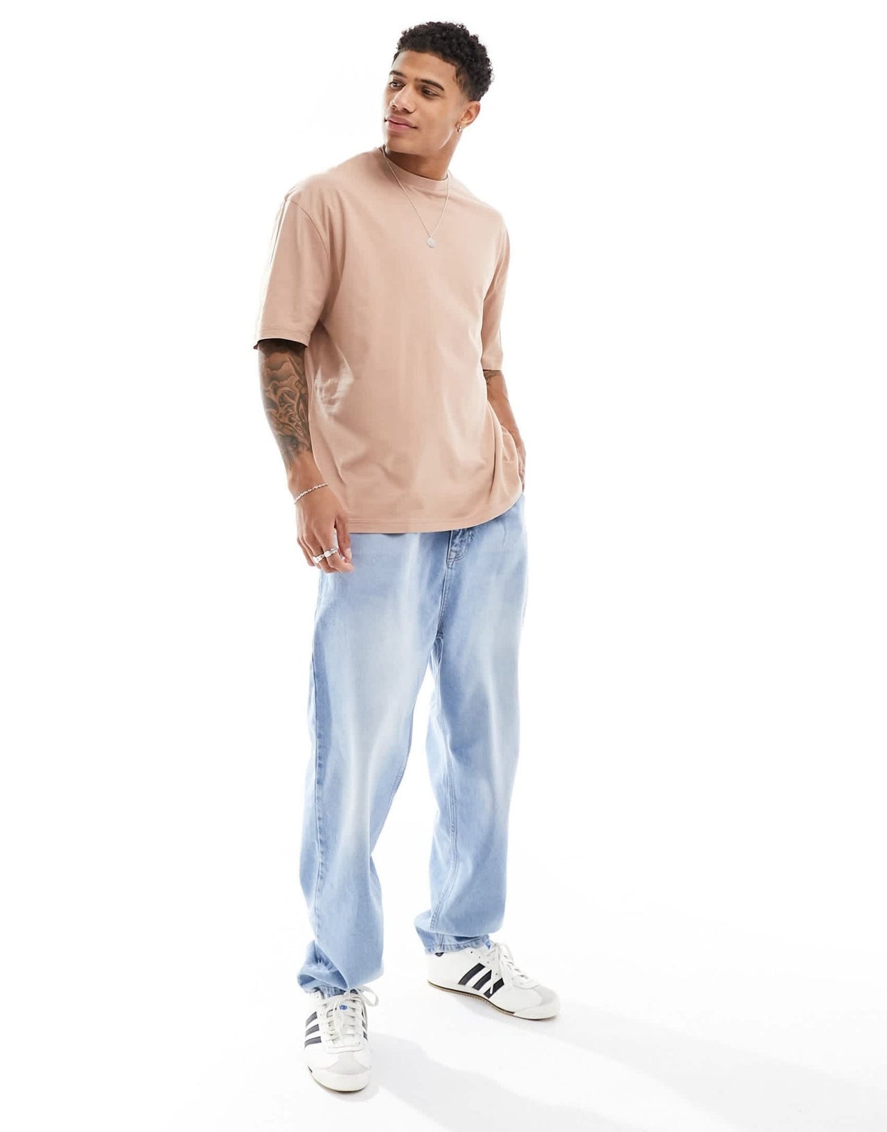 ASOS DESIGN essential oversized t-shirt in light brown - ASOS Sample Sale EU Store