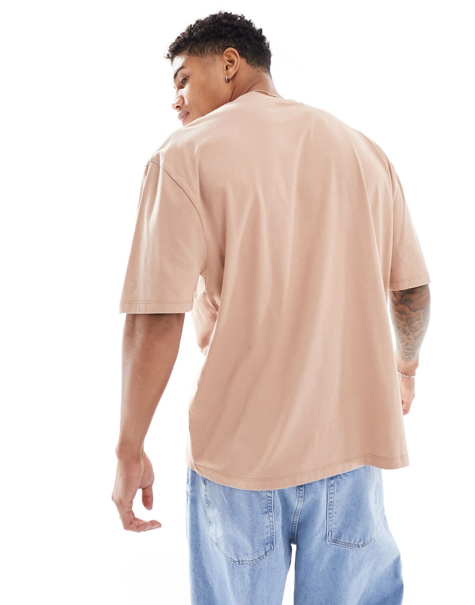 ASOS DESIGN essential oversized t-shirt in light brown - ASOS Sample Sale EU Store