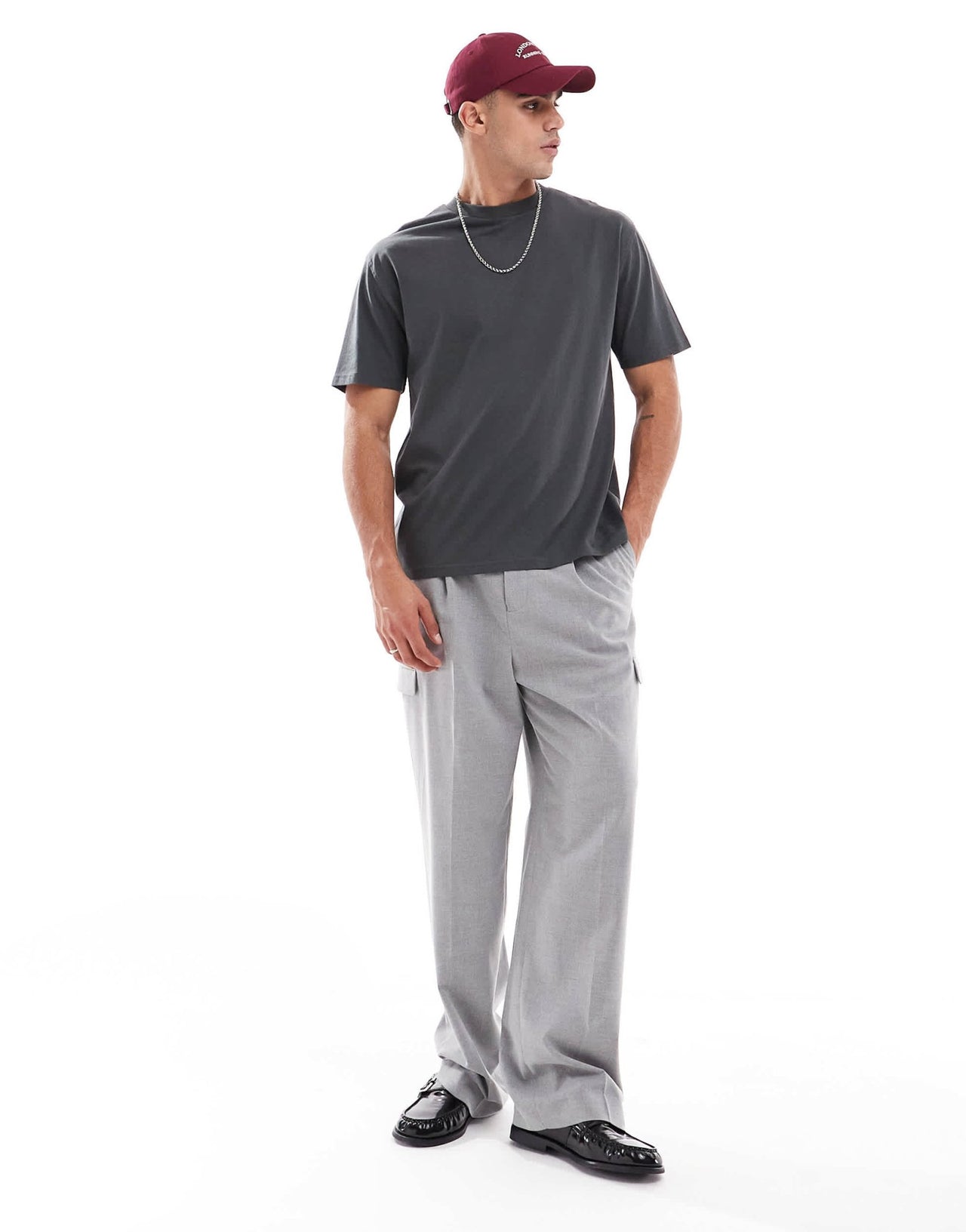 ASOS DESIGN essentials relaxed t-shirt in charcoal - ASOS Sample Sale EU Store