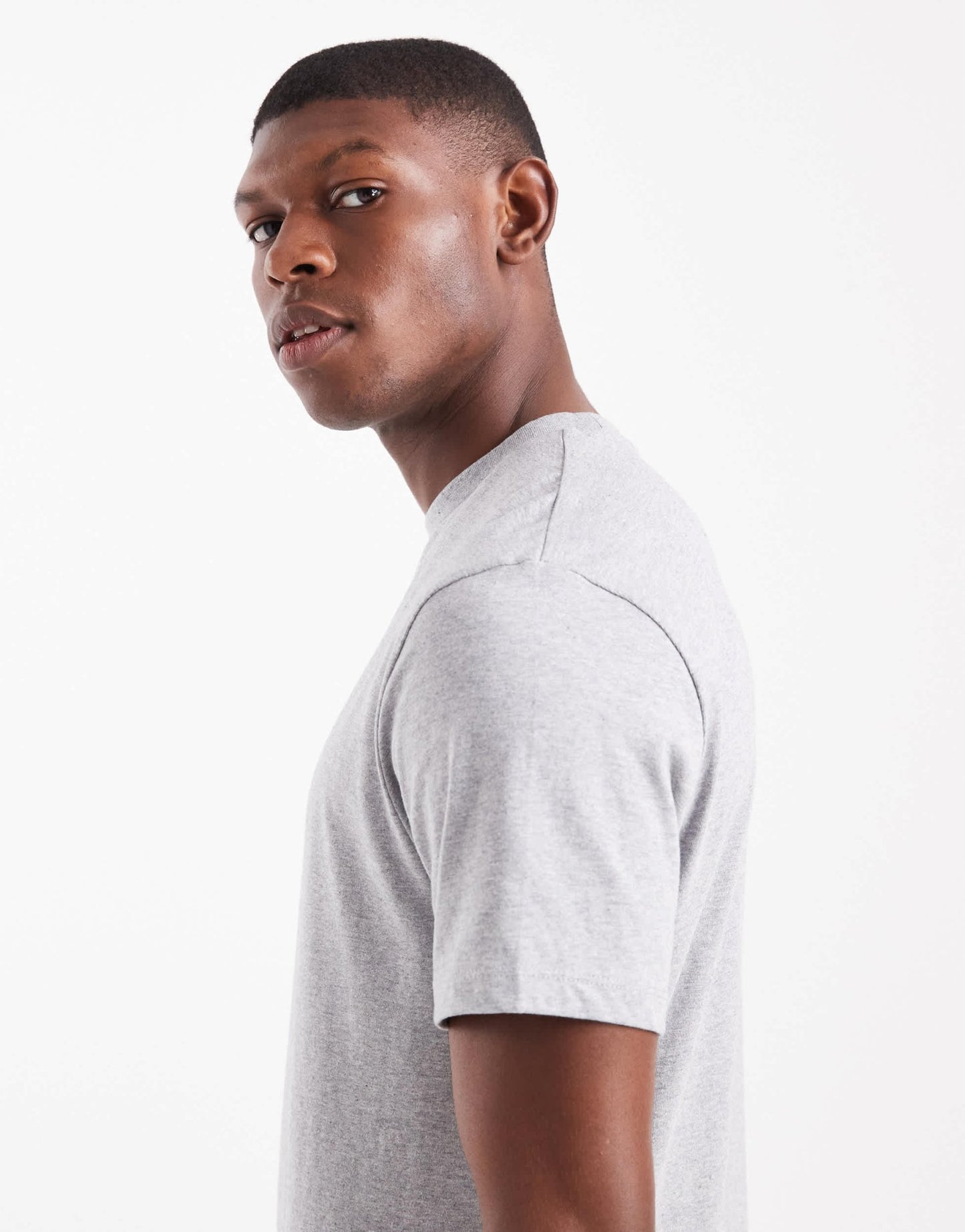ASOS DESIGN Essentials t-shirt with regular fit in grey marl - ASOS Sample Sale EU Store