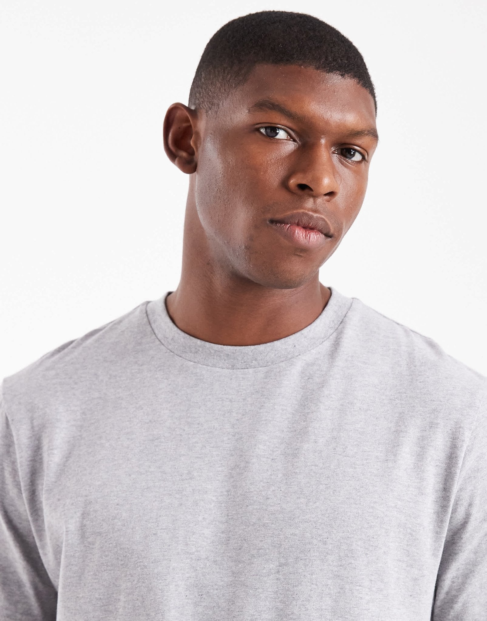 ASOS DESIGN Essentials t-shirt with regular fit in grey marl - ASOS Sample Sale EU Store