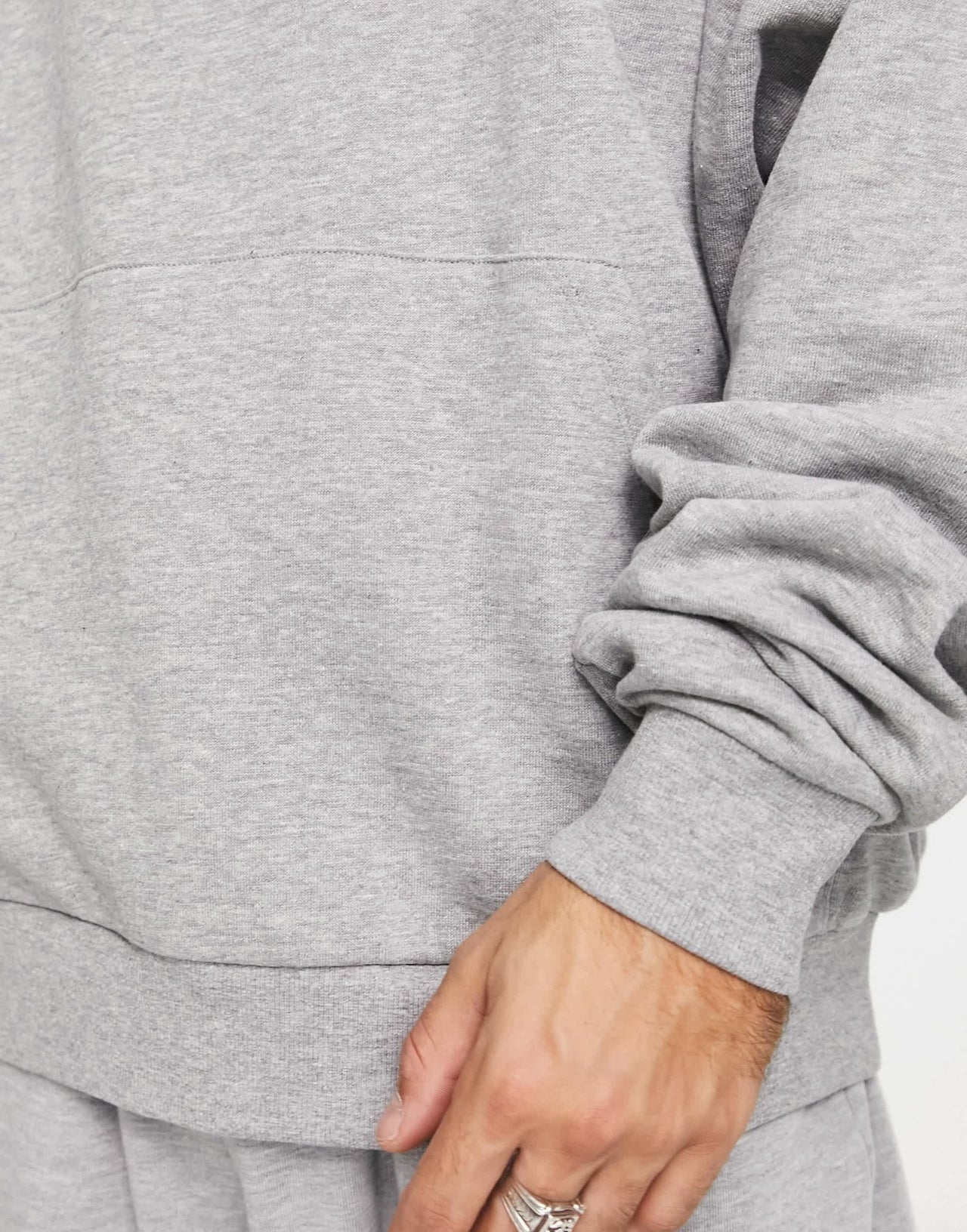 ASOS DESIGN extreme oversized hoodie in grey marl - ASOS Sample Sale EU Store
