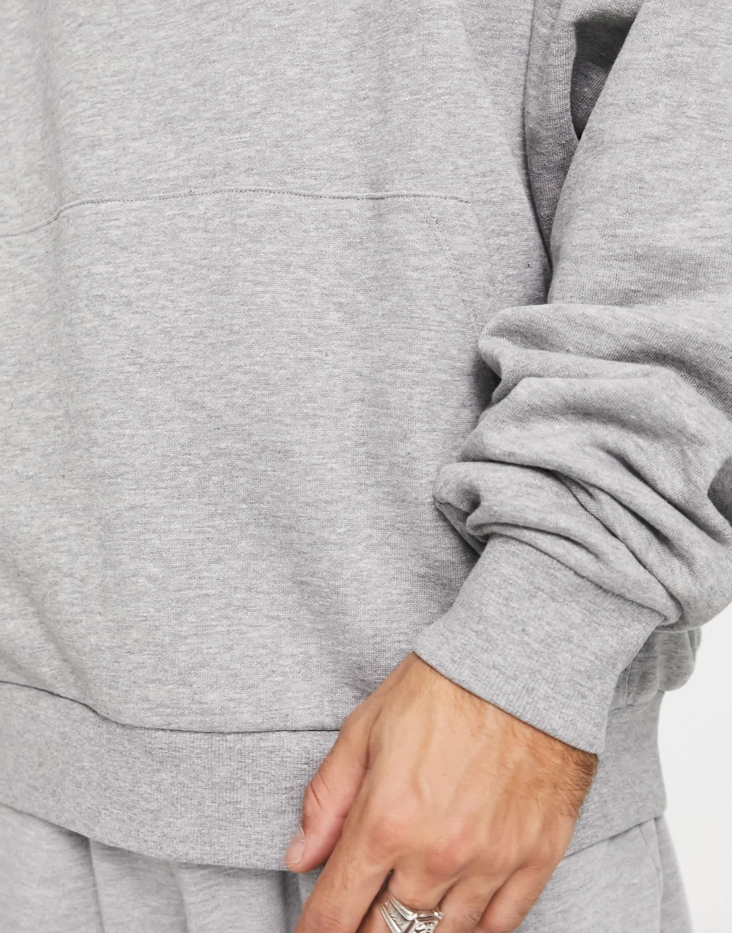 ASOS DESIGN extreme oversized hoodie in grey marl - ASOS Sample Sale EU Store