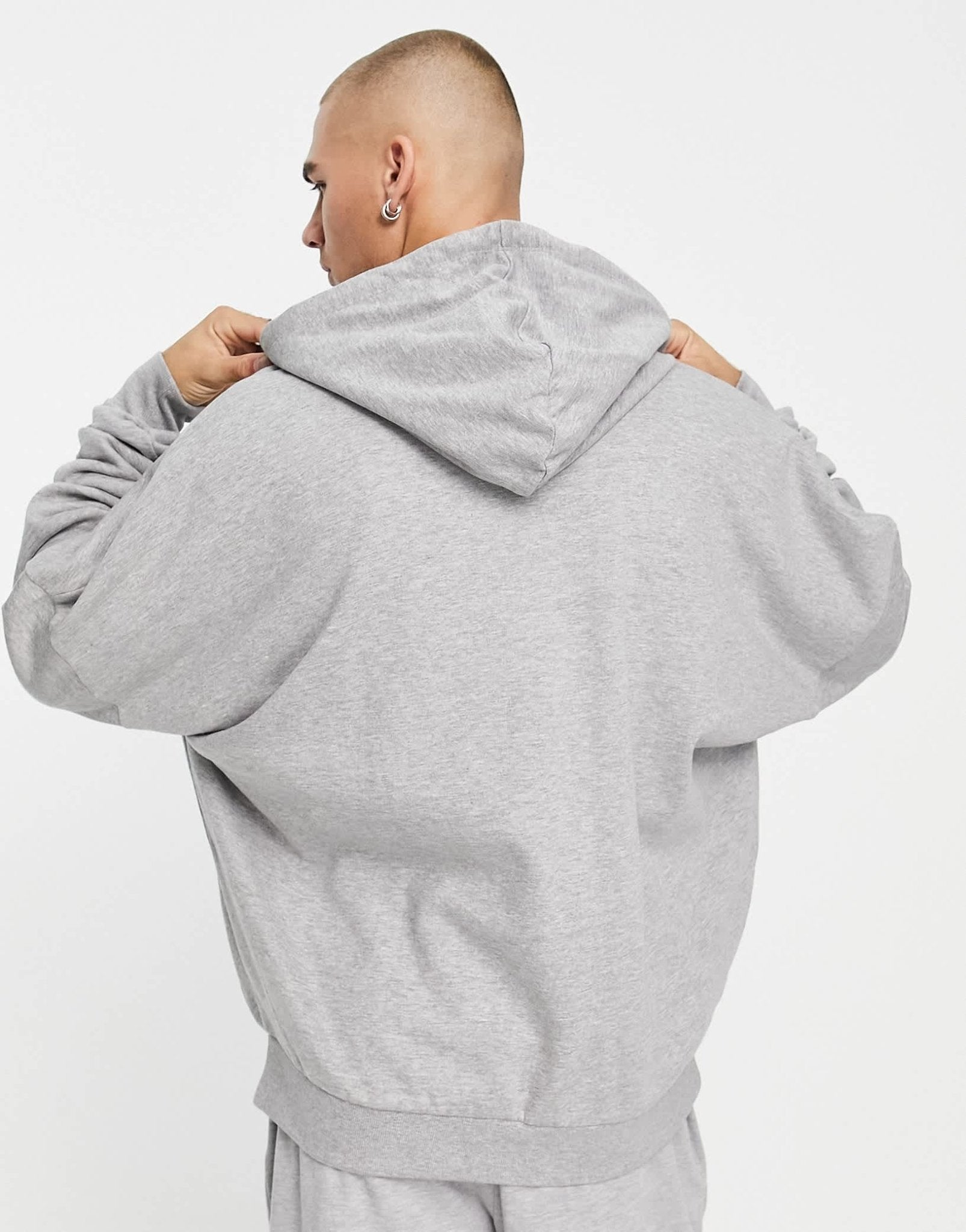 ASOS DESIGN extreme oversized hoodie in grey marl - ASOS Sample Sale EU Store