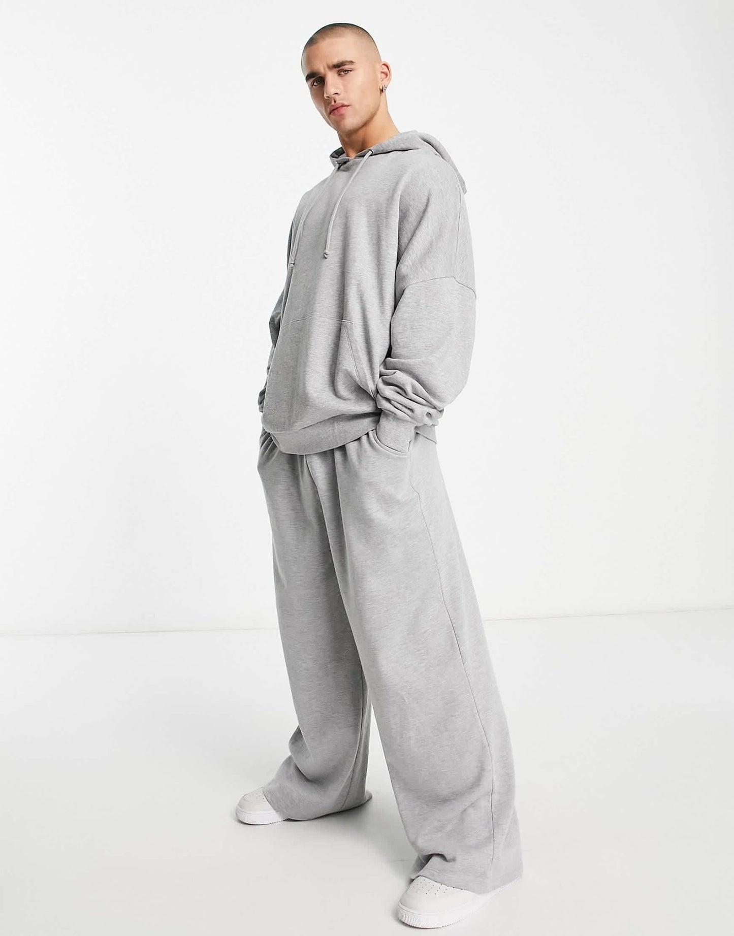ASOS DESIGN extreme oversized hoodie in grey marl - ASOS Sample Sale EU Store