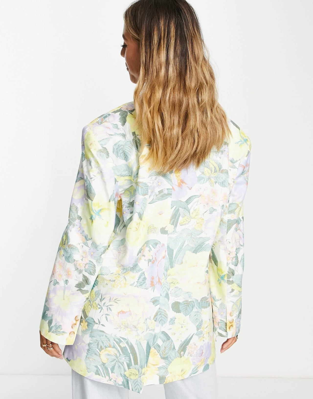 ASOS DESIGN floral oversized grandad blazer - ASOS Sample Sale EU Store