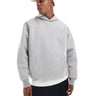 ASOS DESIGN heavyweight oversized hoodie in scuba-style fabric in grey marl  - GREY