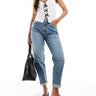 Jean mom décontracté taille haute Hourglass ASOS DESIGN en lavage vintage