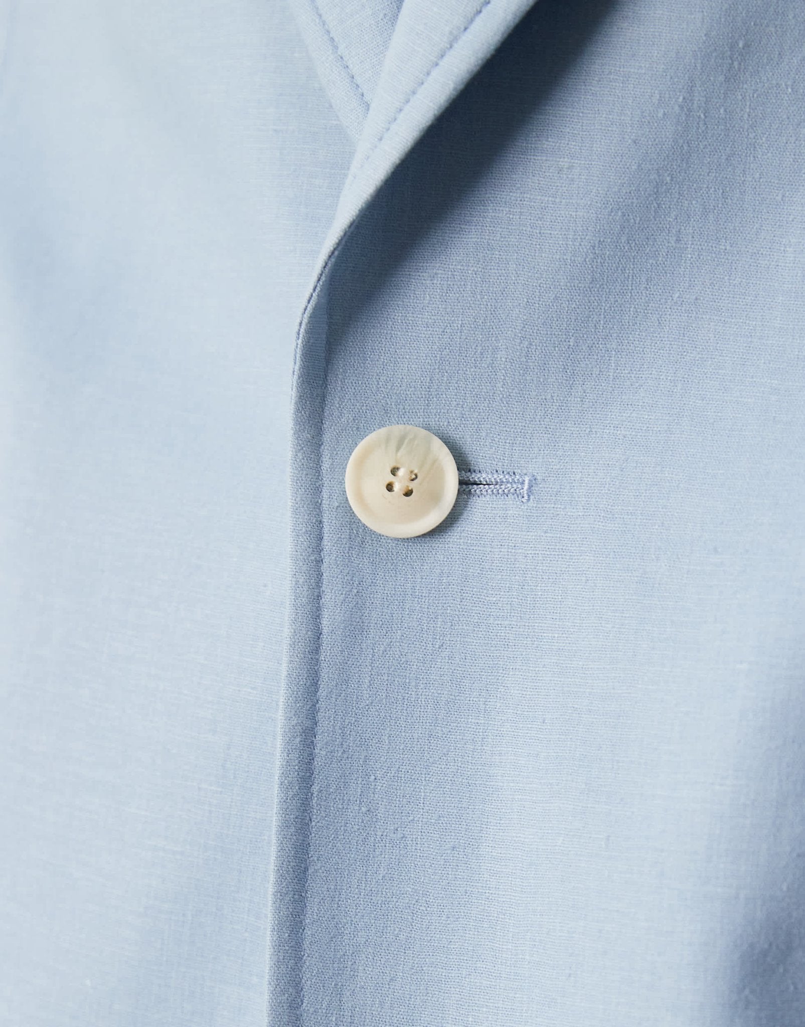 ASOS DESIGN linen blend slim suit jacket in light blue - ASOS Sample Sale EU Store