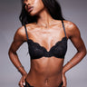 Reggiseno con ferretto e pizzo ASOS DESIGN Lola in nero