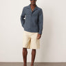 ASOS DESIGN long length canvas short in ecru