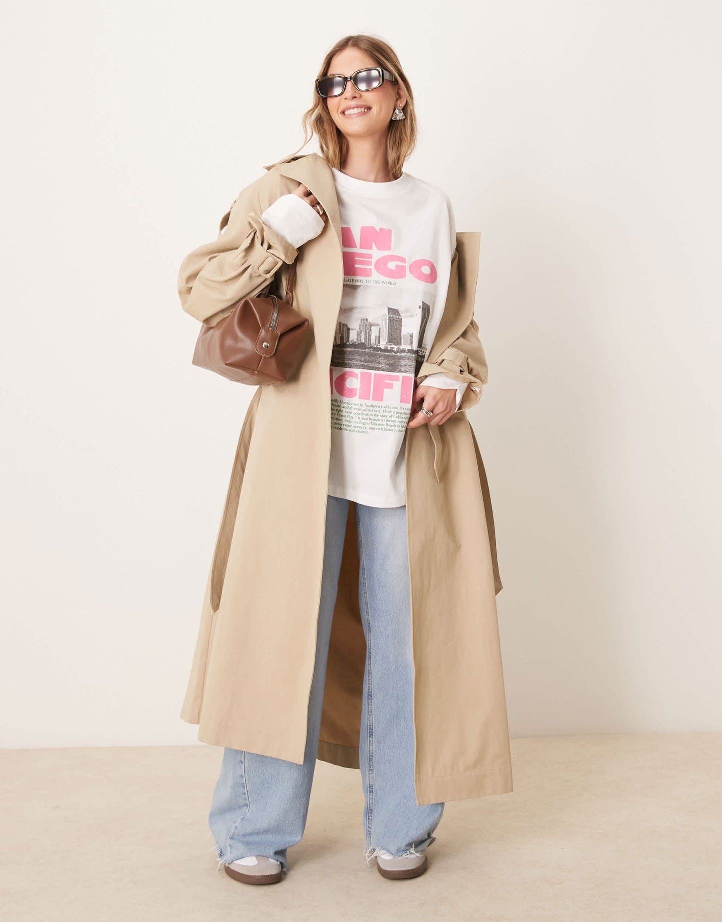ASOS DESIGN long sleeve t-shirt with San Diego graphic - ASOS Sample Sale EU Store