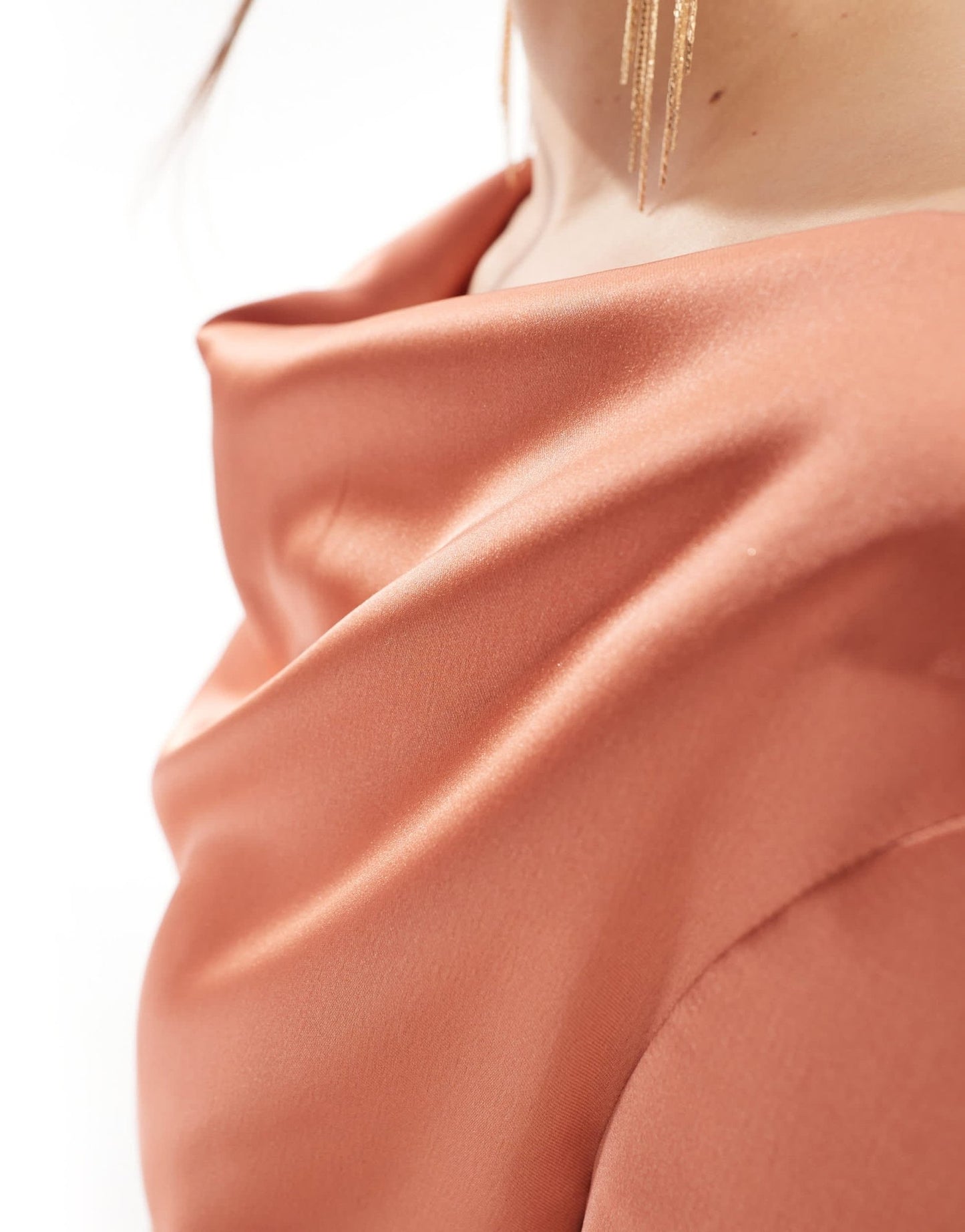 ASOS DESIGN long sleeve top with vent back co - ord in brown - ASOS Sample Sale EU Store