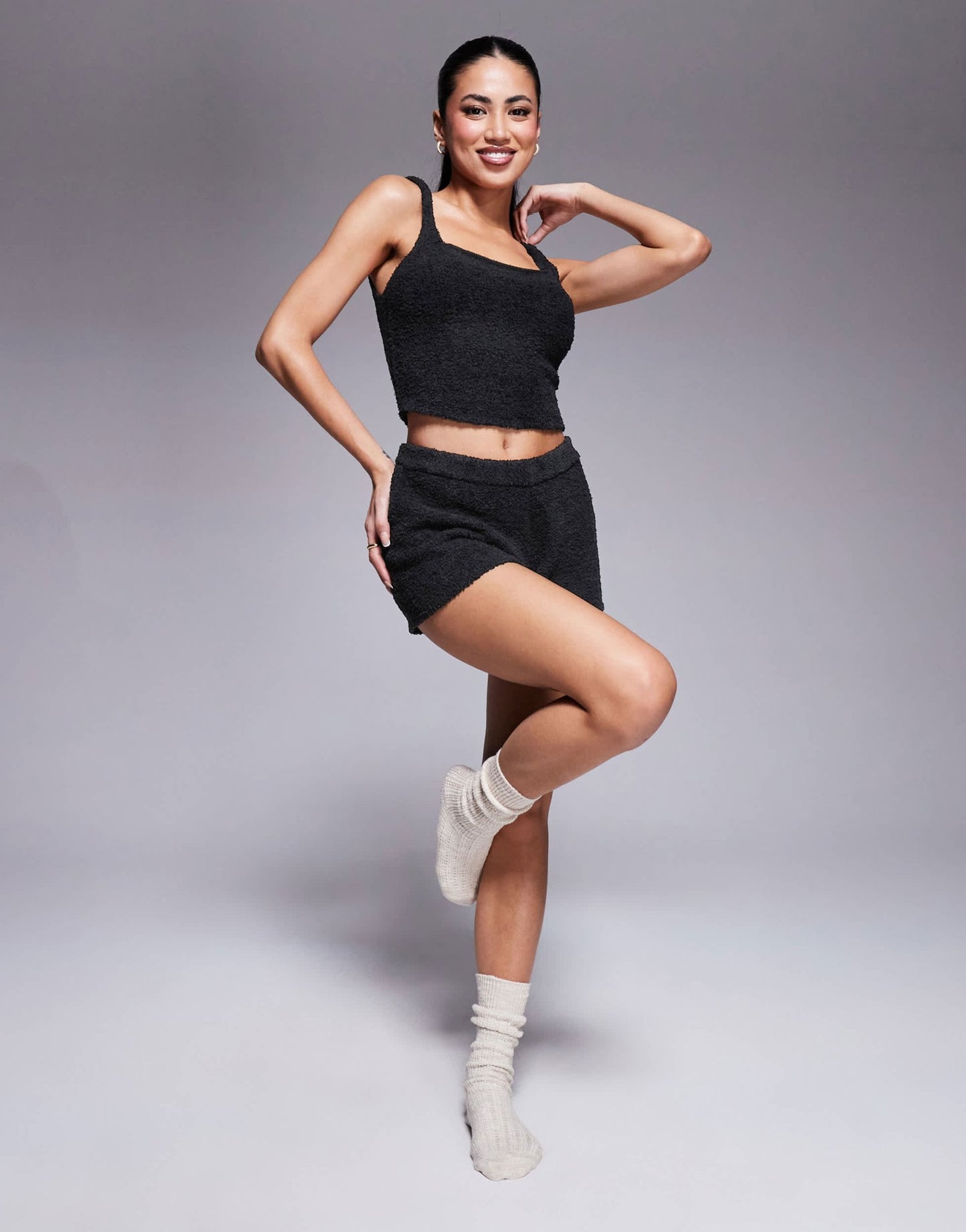 ASOS DESIGN lounge sock vest in black - ASOS Sample Sale EU Store