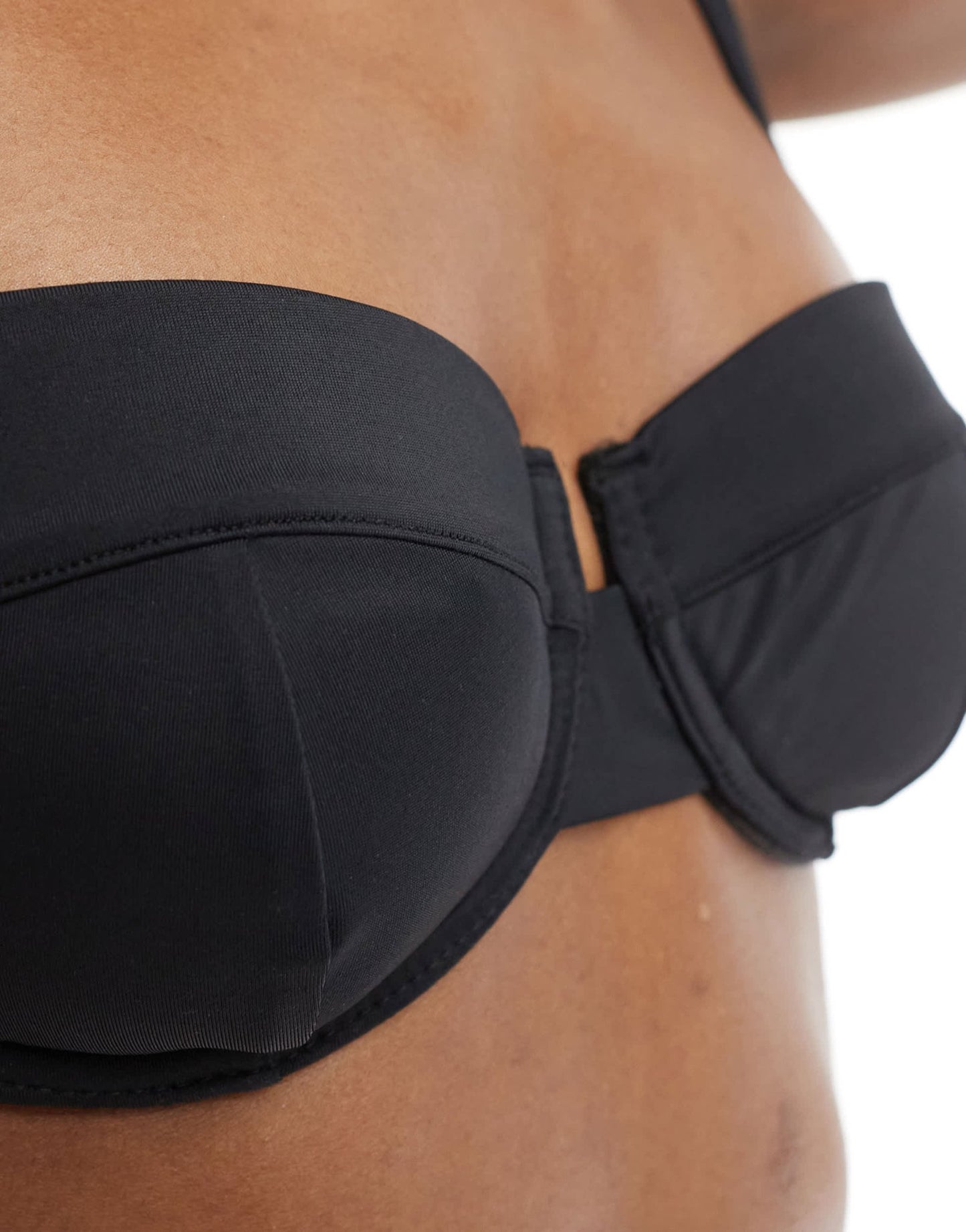 ASOS DESIGN Maya mix and match underwired padded bikini top in black - ASOS Sample Sale EU Store