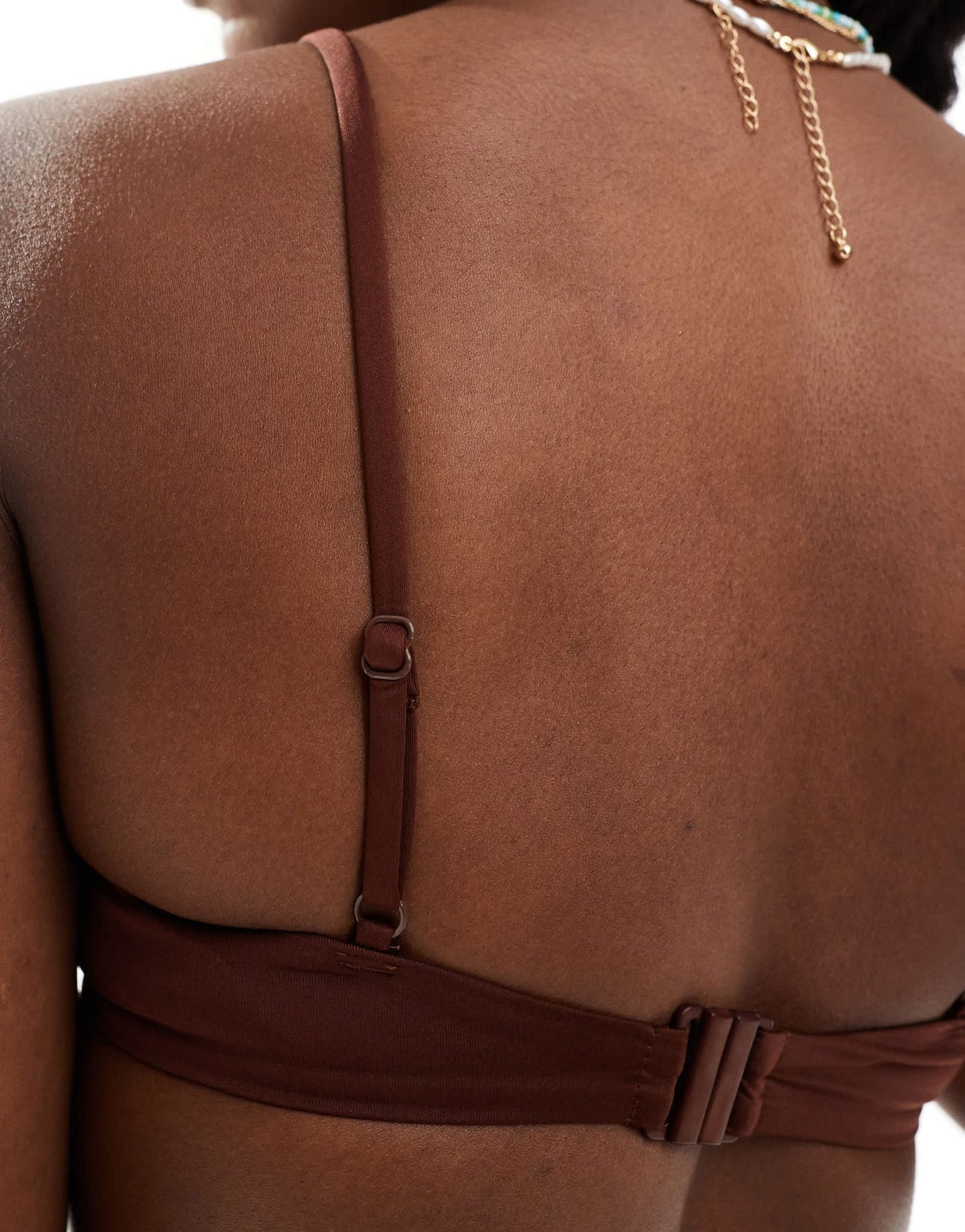 ASOS DESIGN Maya mix & match underwired bikini top in chocolate brown - ASOS Sample Sale EU Store