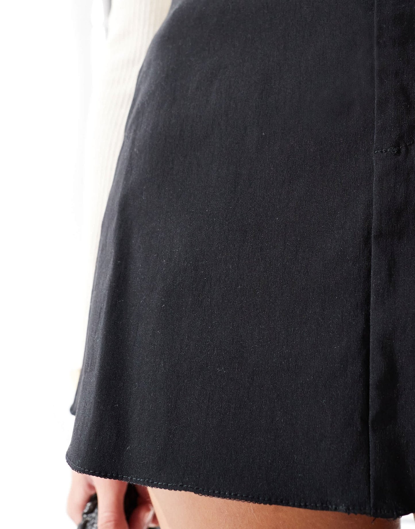 ASOS DESIGN micro skort in black - ASOS Sample Sale EU Store