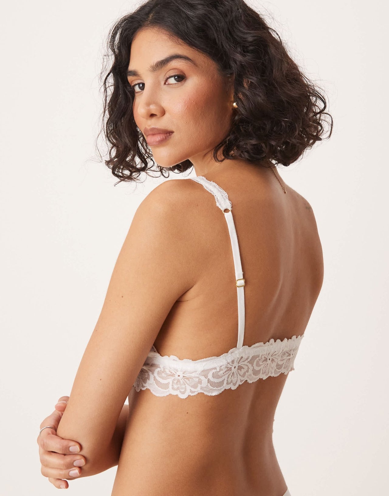 ASOS DESIGN Minnie 2 pack cotton soft bra with lace underband in black & white - ASOS Sample Sale EU Store
