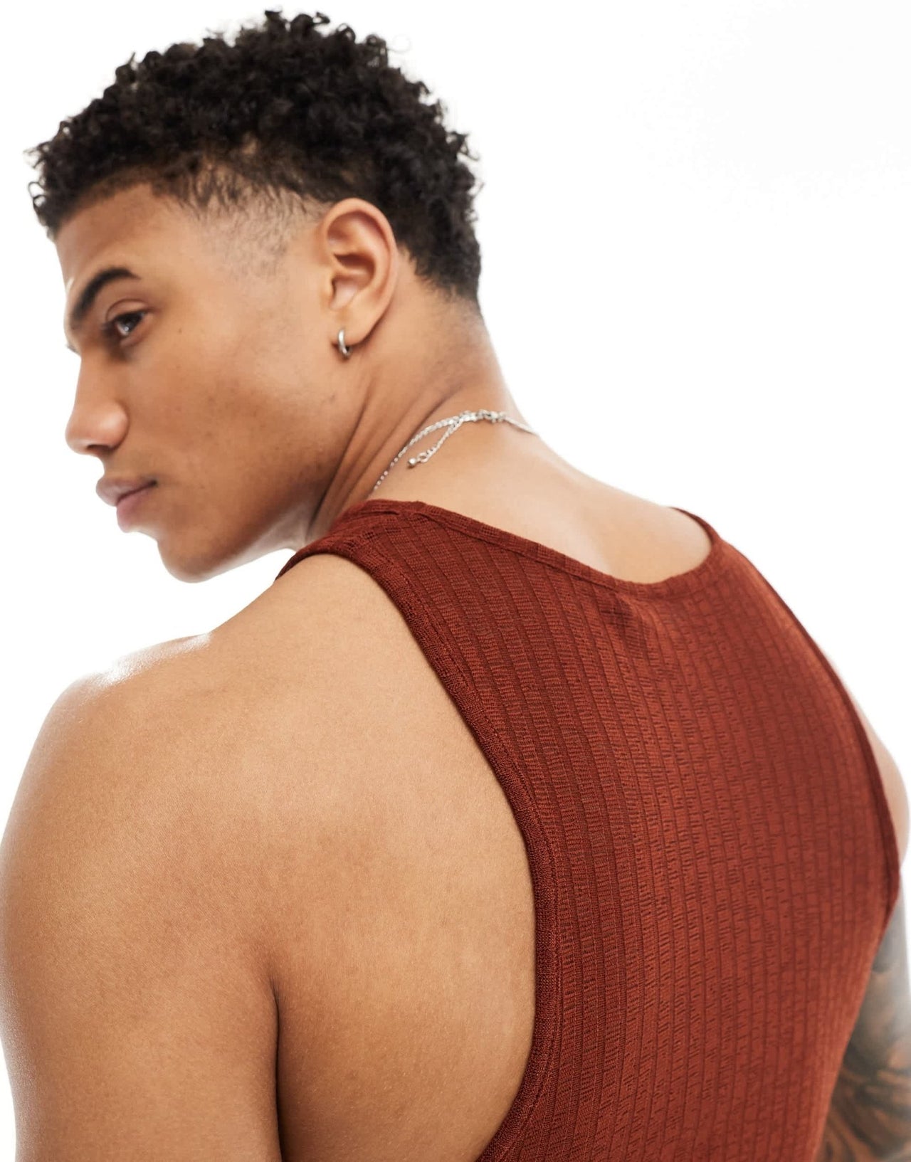 ASOS DESIGN muscle fit racer vest in sheer fabrication - ASOS Sample Sale EU Store