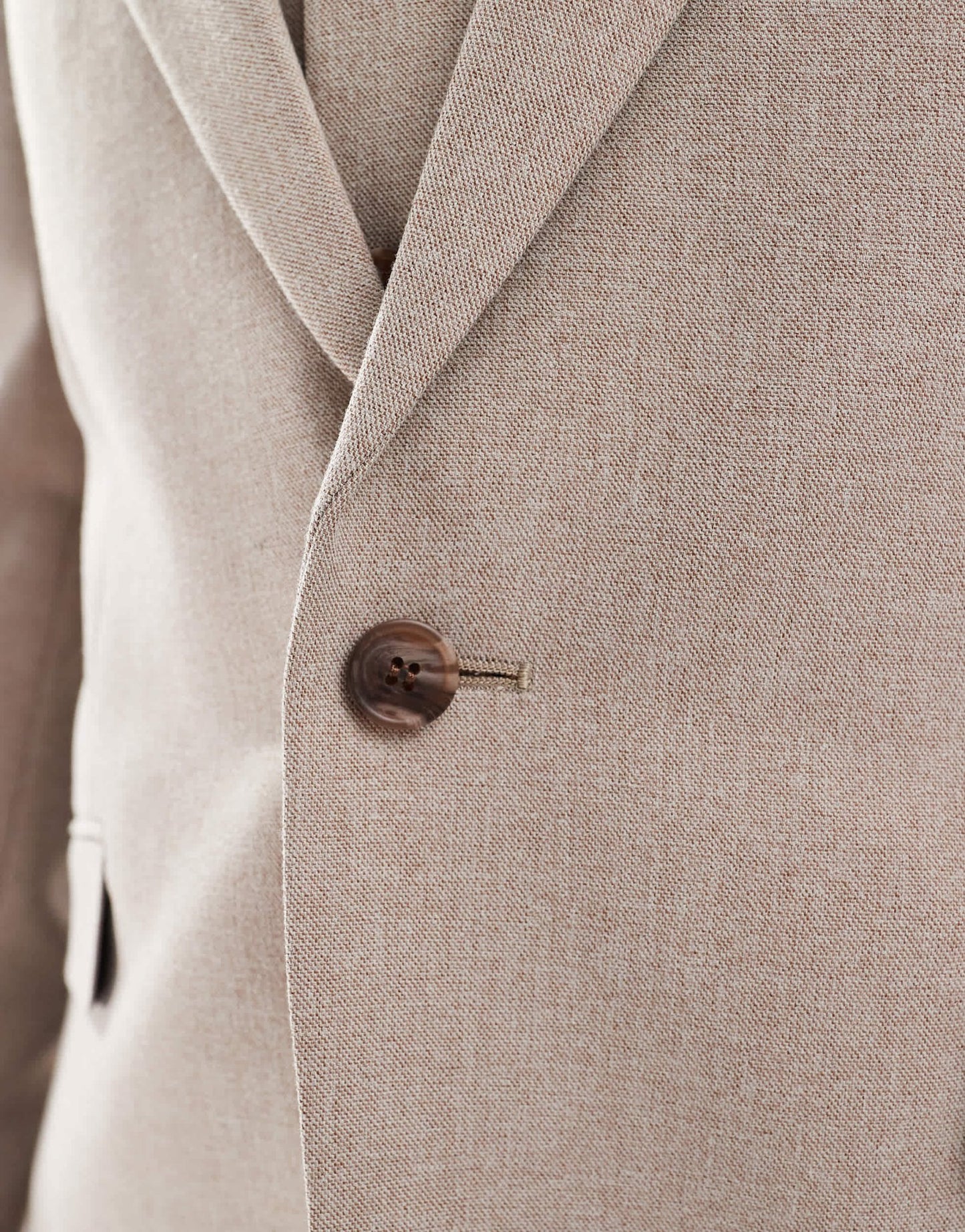 ASOS DESIGN new skinny suit jacket in beige melange - ASOS Sample Sale EU Store