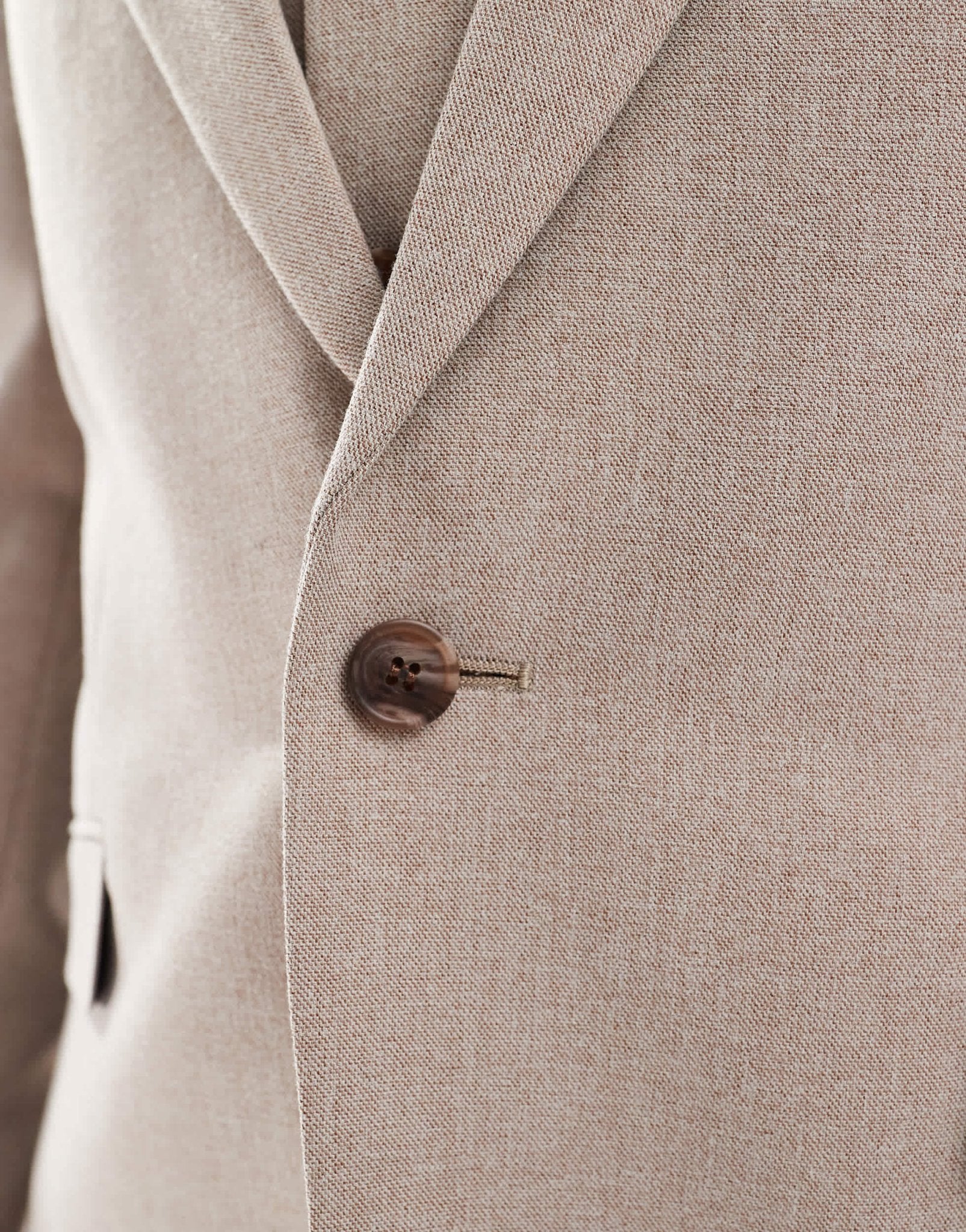 ASOS DESIGN new skinny suit jacket in beige melange - ASOS Sample Sale EU Store